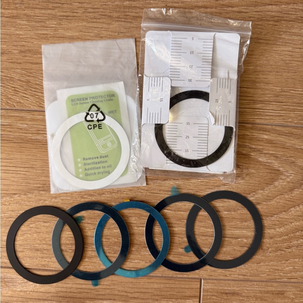 💙 MagSafe Ring Stickers for iPhone/Android (set of 7) (NWT)